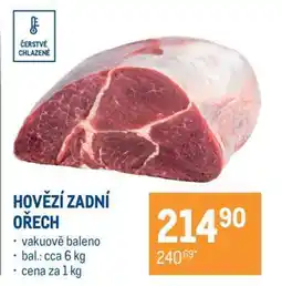 Makro Hovězí zadní ořech nabídka