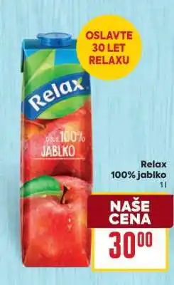 Billa Relax 100% jablko nabídka