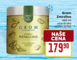 Billa Grom Zmrzlina nabídka