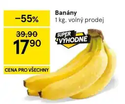 Tesco Banány nabídka