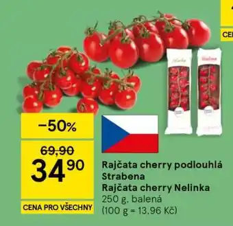 Rajčata cherry podlouhlá Strabena Rajčata cherry Nelinka