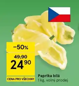 Tesco PAPRIKA BÍLÁ nabídka