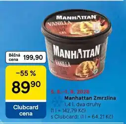 Tesco MANHATTAN Zmrzlina nabídka