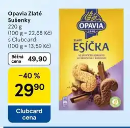 Tesco Opavia Zlaté sušenky nabídka