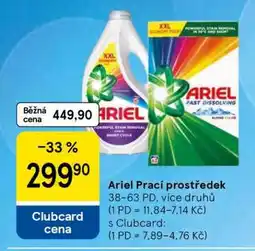 Tesco Ariel prací prostředek nabídka