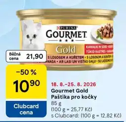 Tesco Gourmet Gold Paštika pro kočky nabídka