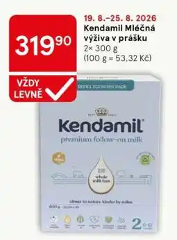 Tesco Kendamil Mléčná výživa v prášku nabídka