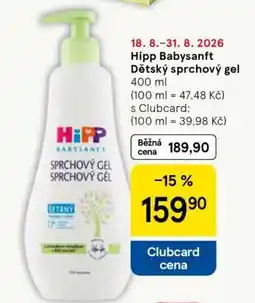 Tesco Hipp Babysanft Dětský sprchový gel nabídka