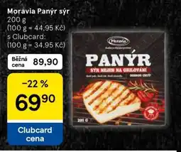 Tesco Moravia Panýr sýr nabídka