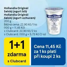 Tesco Hollandia Originál Selský jogurt bílý / ochucený nabídka