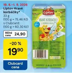 Tesco Liptov Hravé korbáčiky nabídka