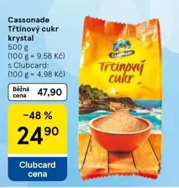 Tesco Cassonade Třtinový cukr krystal nabídka