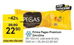 Tesco Prima Pegas Premium Zmrzlina nabídka