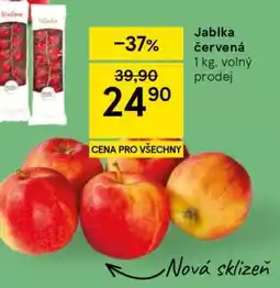 Tesco Jablka červená nabídka