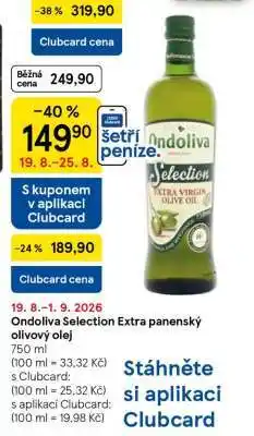 Tesco Ondoliva Selection extra panenský olivový olej nabídka