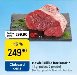 Tesco Hovězí kližka bez kosti nabídka