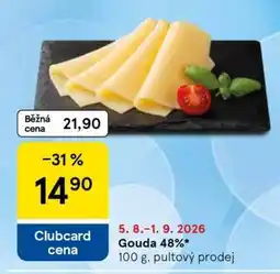 Tesco Gouda 48% nabídka