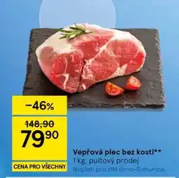 Tesco Vepřová plec bez kosti nabídka