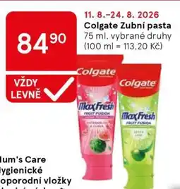 Tesco Colgate zubní pasta nabídka