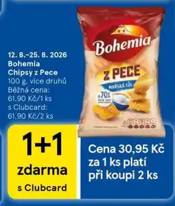 Tesco Bohemia Chipsy z Pece nabídka