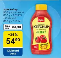 Tesco SPAK Kečup nabídka