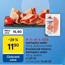 Tesco Gothajský salám nabídka