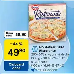 Tesco Dr. Oetker Pizza Ristorante nabídka