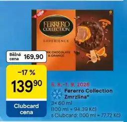 Tesco Ferrero Collection zmrzlina nabídka