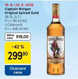 Tesco Captain Morgan Original Spiced Gold nabídka