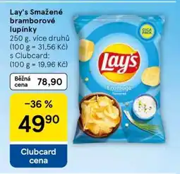 Tesco Lay's Smažené bramborové lupínky nabídka