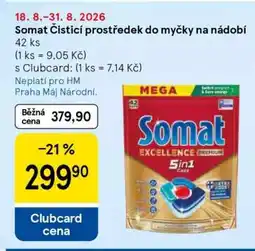 Tesco Somat Čisticí prostředek do myčky na nádobí nabídka