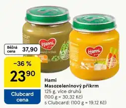 Tesco Hami masozeleninový příkrm nabídka