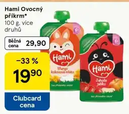Tesco HAMI Ovocný příkrm nabídka