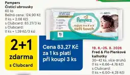 Tesco Pampers Čisticí ubrousky nabídka