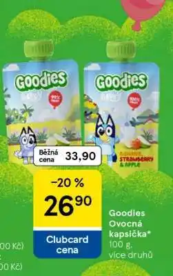Tesco Goodies Ovocná kapsička nabídka