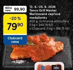 Tesco Tesco Grill Master Marinované vepřové medailonky nabídka