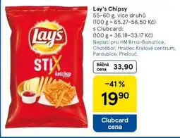 Tesco Lay’s Chipsy nabídka