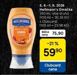 Tesco HELLMANN’S OMÁČKA nabídka