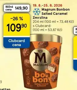 Tesco Magnum Bonbon Salted Caramel zmrzlina nabídka
