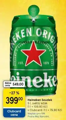Tesco HEINEKEN SOUDEK nabídka