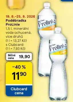 Tesco Poděbradka ProLinie nabídka