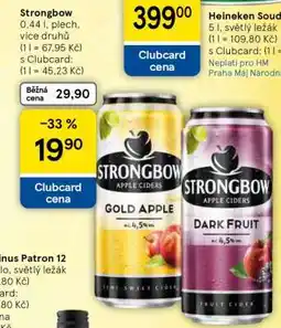 Tesco Strongbow nabídka