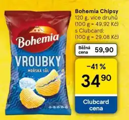 Tesco BOHEMIA CHIPSY nabídka