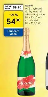 Tesco Avanti nabídka