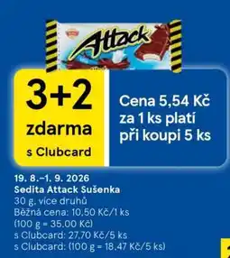 Tesco Sedita Attack Sušenka nabídka