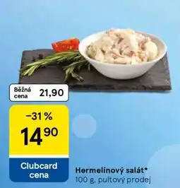 Tesco Hermelínový salát nabídka
