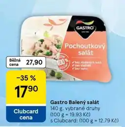 Tesco Gastro Balený salát nabídka