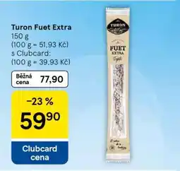 Tesco Turon Fuet Extra nabídka