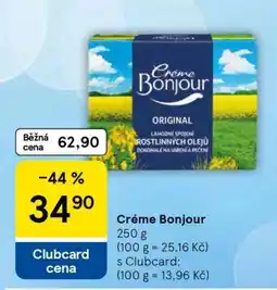 Tesco Créme Bonjour nabídka