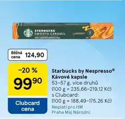 Tesco Starbucks by Nespresso Kávové kapsle nabídka